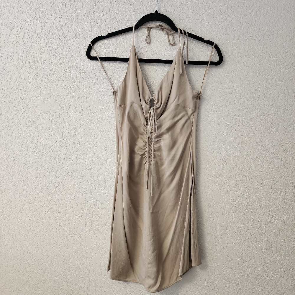 Zara mini halter dress